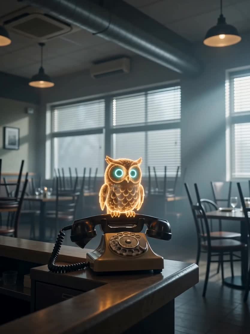 Restaurant before opening
